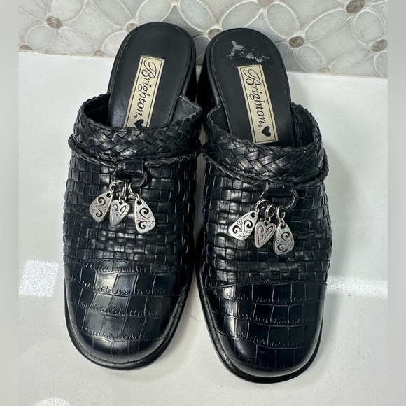 Brighton Black Mules 6.5 - Picture 2 of 8